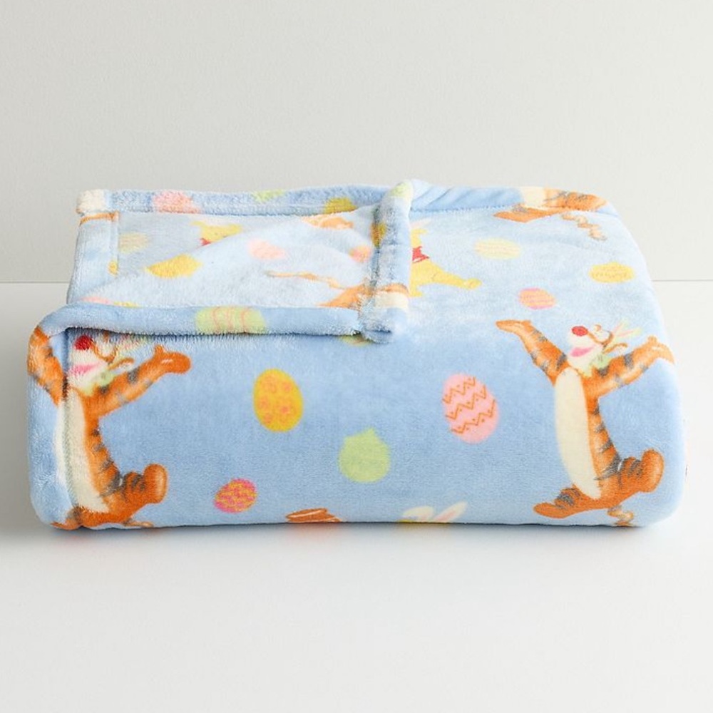 Disney’s Winnie The Pooh Tigger and Piglet Easter Throw Blanket